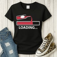 Wine Loading Womens T-Shirt