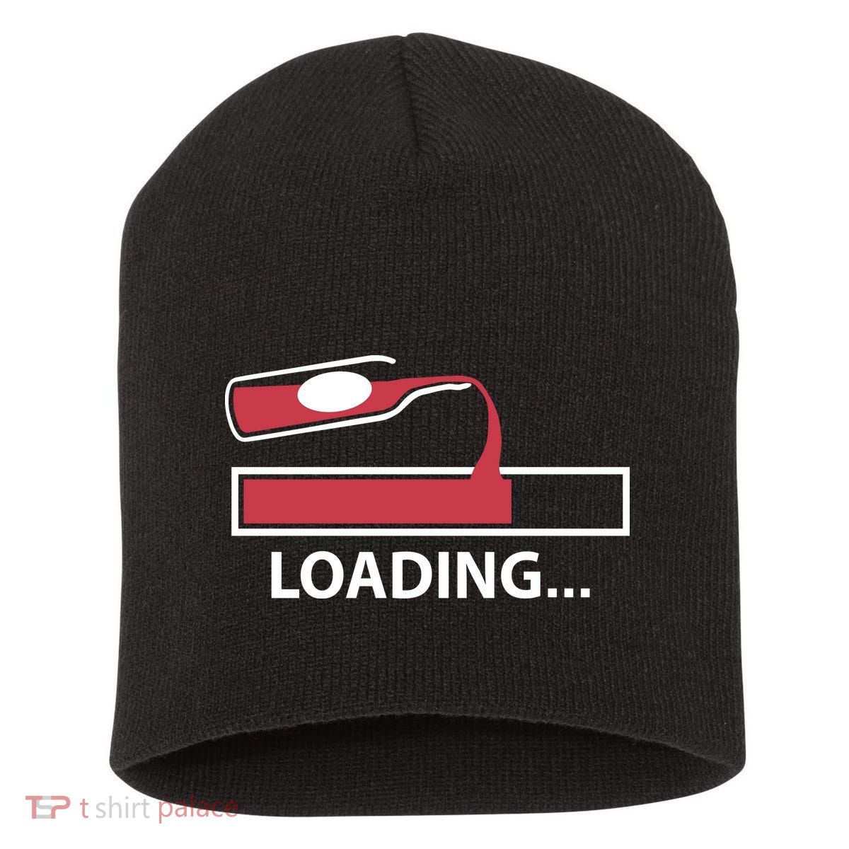 Wine Loading Short Acrylic Beanie