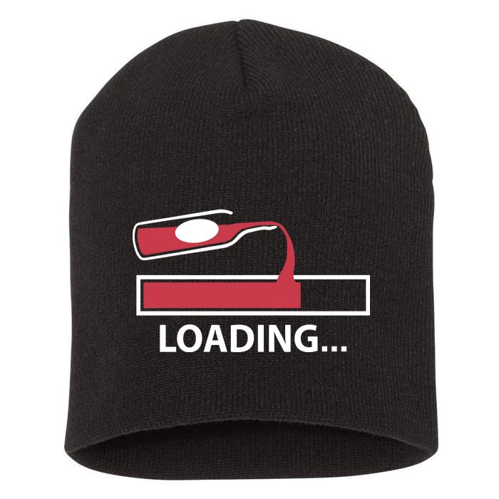 Wine Loading Short Acrylic Beanie