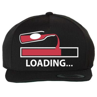 Wine Loading Wool Snapback Cap