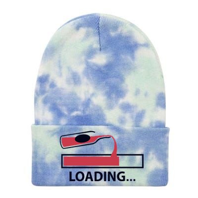 Wine Loading Tie Dye 12in Knit Beanie