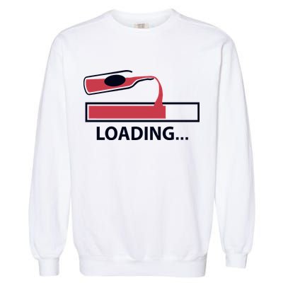 Wine Loading Garment-Dyed Sweatshirt
