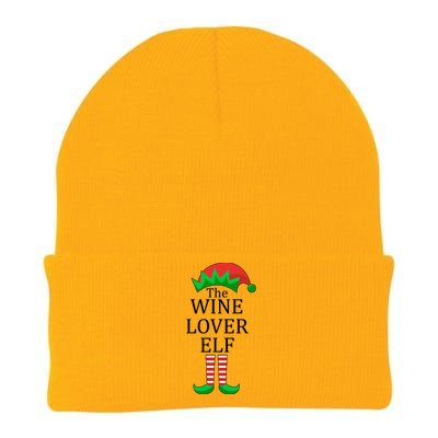 Wine Lover Elf Family Matching Christmas Knit Cap Winter Beanie