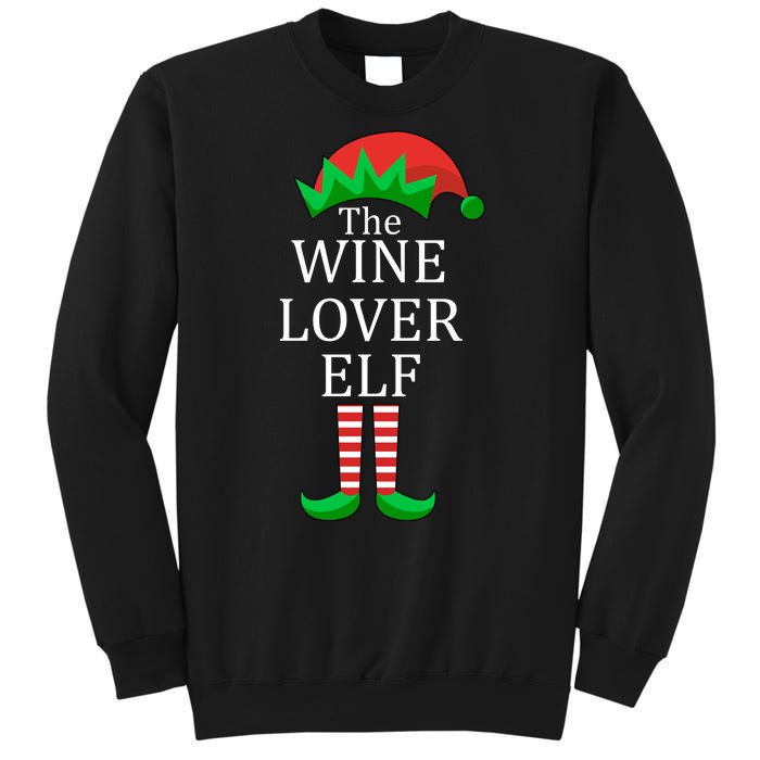 Wine Lover Elf Family Matching Christmas Sweatshirt