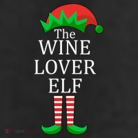 Wine Lover Elf Family Matching Christmas 11oz C Handle Ceramic Mug