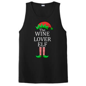 Wine Lover Elf Family Matching Christmas PosiCharge Competitor Tank