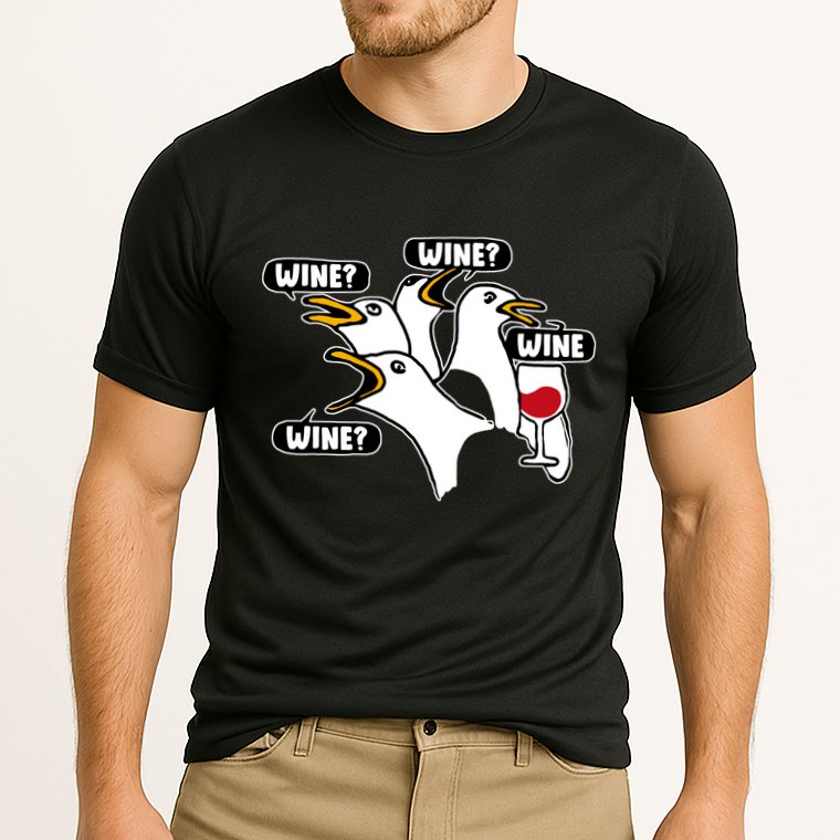 Wine Seagulls Performance Shirt