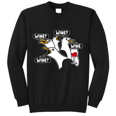 Wine Seagulls Sweatshirt