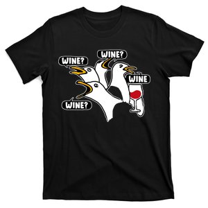 Wine Seagulls T-Shirt