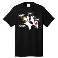 Wine Seagulls Tall T-Shirt