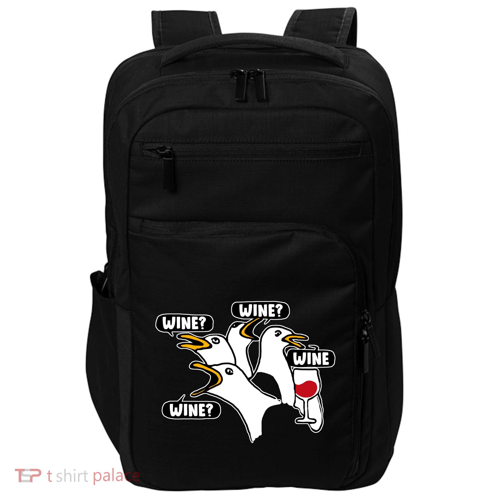 Wine Seagulls Impact Tech Backpack