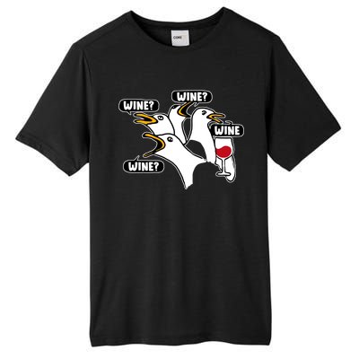 Wine Seagulls Tall Fusion ChromaSoft Performance T-Shirt