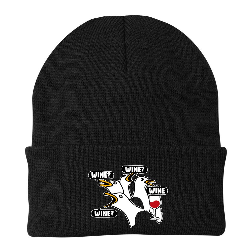 Wine Seagulls Beanie