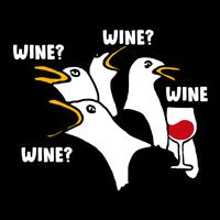Wine Seagulls 16oz Travel Tumbler