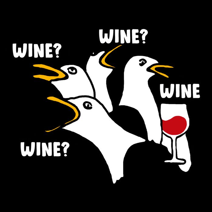 Wine Seagulls 16oz Travel Tumbler