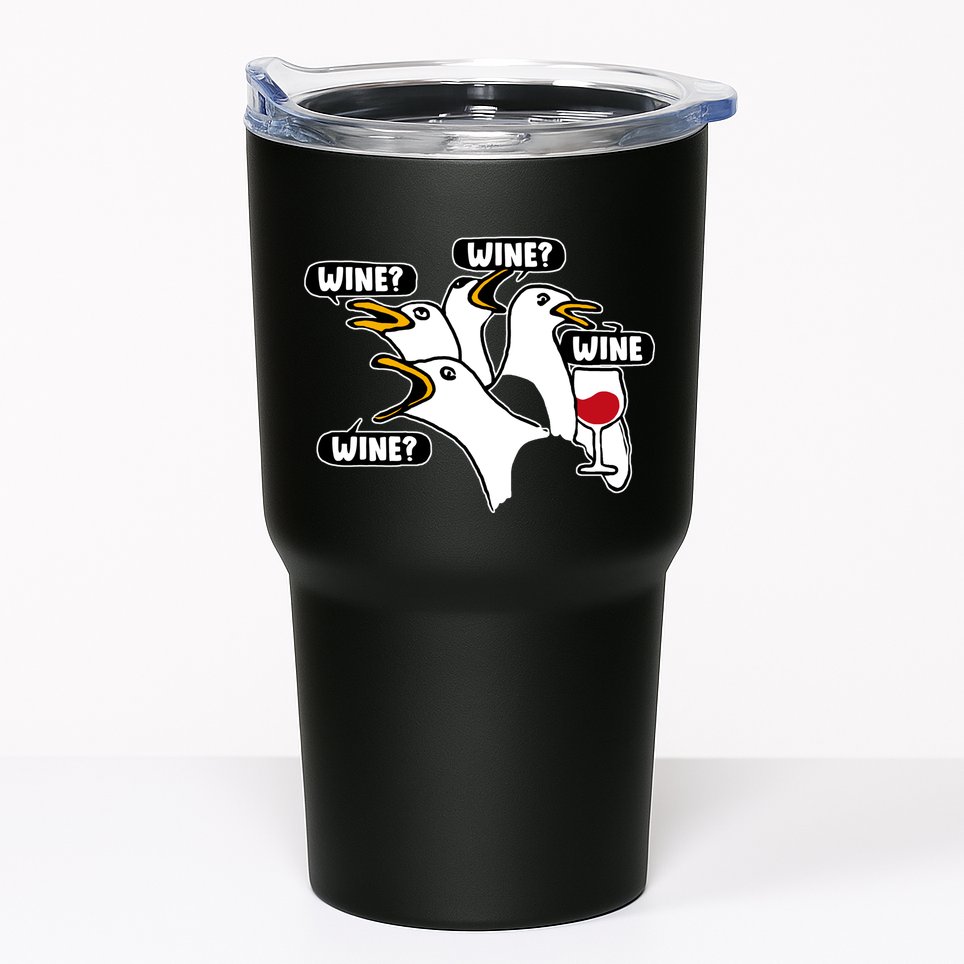 Wine Seagulls Tumbler
