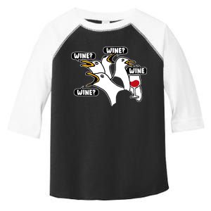 Wine Seagulls Toddler Fine Jersey T-Shirt