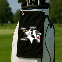 Wine Seagulls Golf Towel