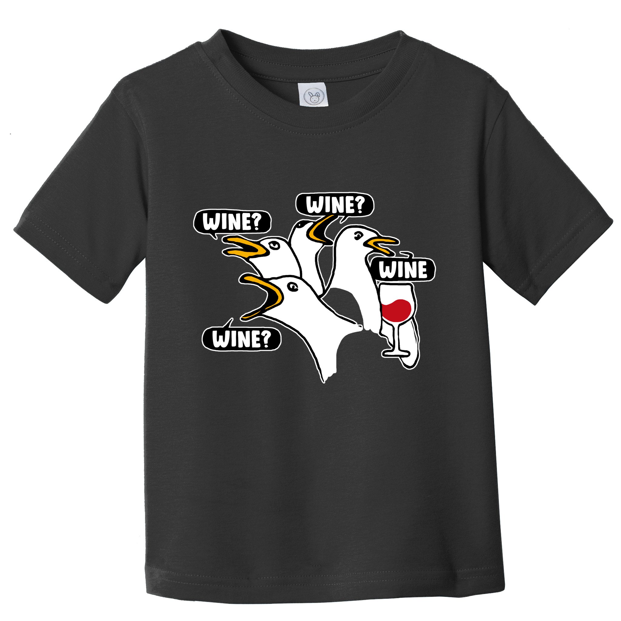 Wine Seagulls Toddler T-Shirt