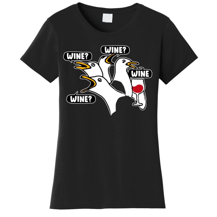 Wine Seagulls Women's T-Shirt