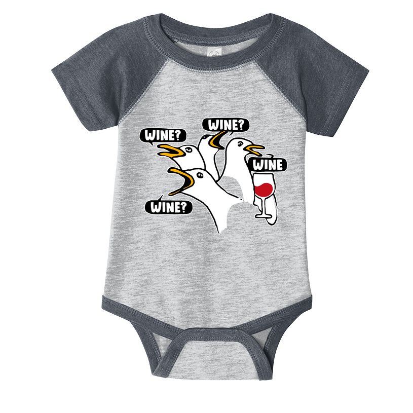 Wine Seagulls Infant Baby Jersey Bodysuit