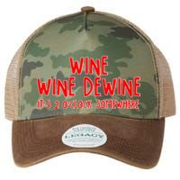 Wine Wine Dewine It's 2 O'Clock Somewhere Legacy Tie Dye Trucker Hat