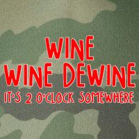 Wine Wine Dewine It's 2 O'Clock Somewhere Legacy Tie Dye Trucker Hat