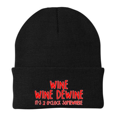 Wine Wine Dewine It's 2 O'Clock Somewhere Beanie