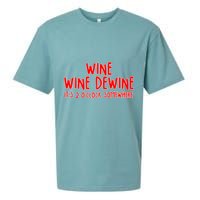 Wine Wine Dewine It's 2 O'Clock Somewhere Sueded Cloud Jersey T-Shirt
