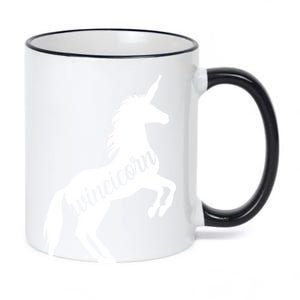 Wineicorn 11oz Black Color Changing Mug