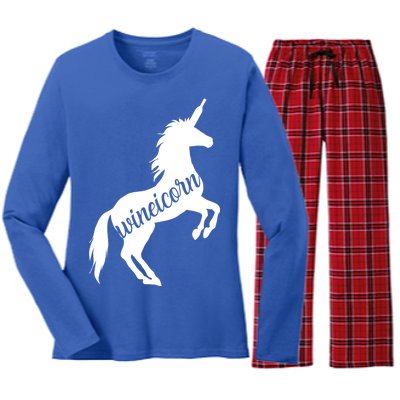 Wineicorn Women's Long Sleeve Flannel Pajama Set 