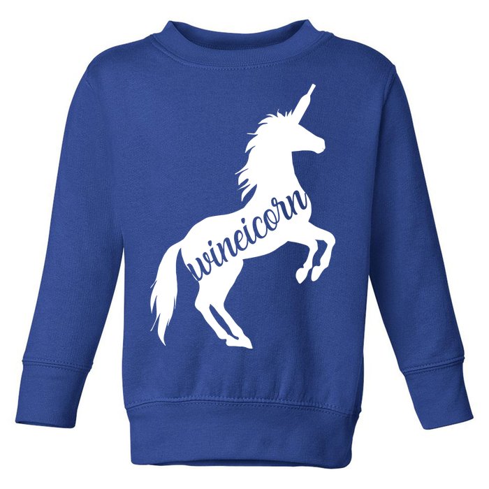 Wineicorn Toddler Sweatshirt