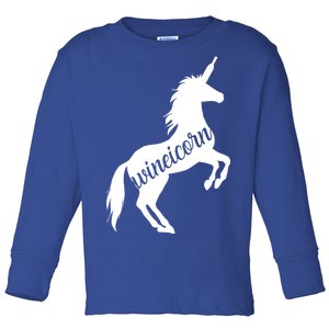 Wineicorn Toddler Long Sleeve Shirt