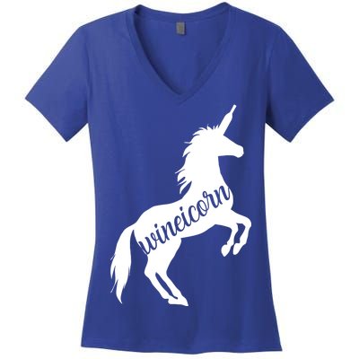 Wineicorn Women's V-Neck T-Shirt