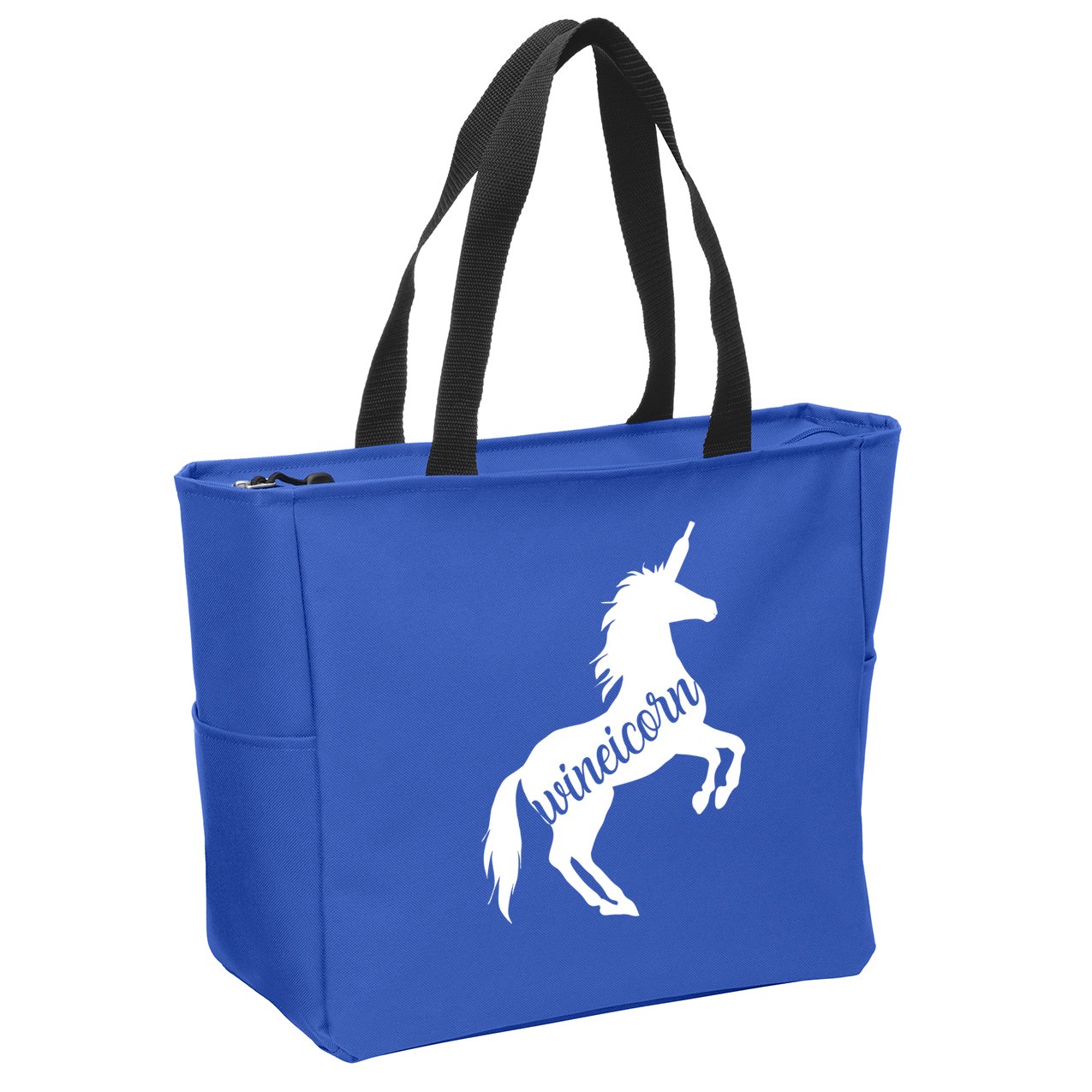 Wineicorn Zip Tote Bag