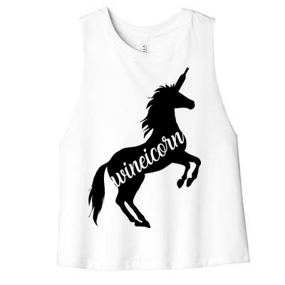 Wineicorn Women's Racerback Cropped Tank