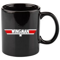 Wingman Logo 11oz C Handle Ceramic Mug