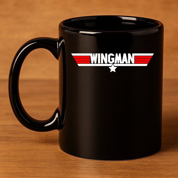 Wingman Logo 11oz C Handle Ceramic Mug