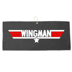 Wingman Logo Large Microfiber Waffle Golf Towel