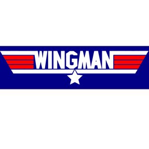 Wingman Logo Bumper Sticker