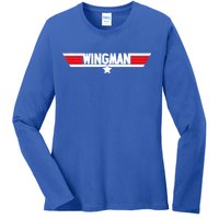 Wingman Logo Ladies Long Sleeve Shirt