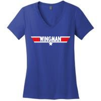 Wingman Logo Women's V-Neck T-Shirt