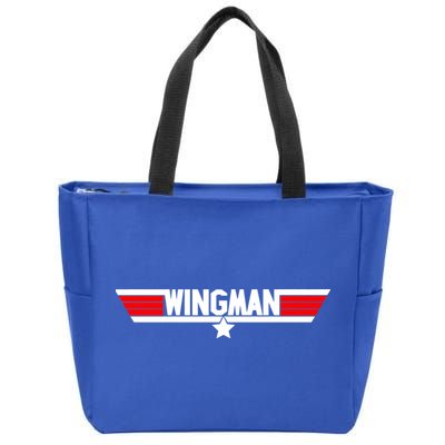 Wingman Logo Zip Tote Bag