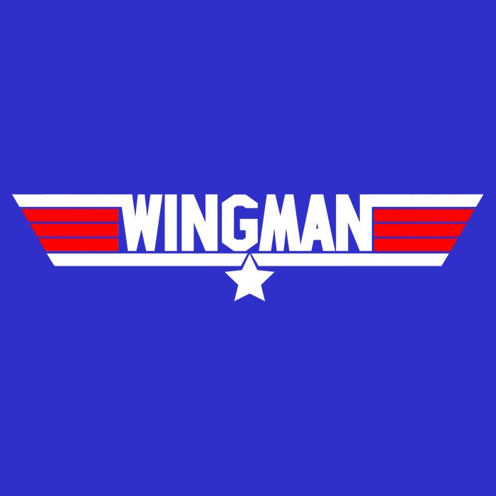 Wingman Logo Zip Tote Bag