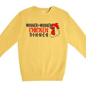 Winner Winner Chicken Dinner Premium Crewneck Sweatshirt