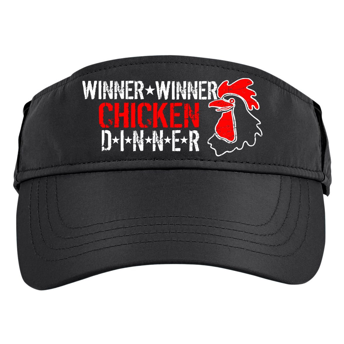 Winner Winner Chicken Dinner Adult Drive Performance Visor