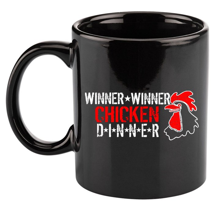 Winner Winner Chicken Dinner 11oz C Handle Ceramic Mug