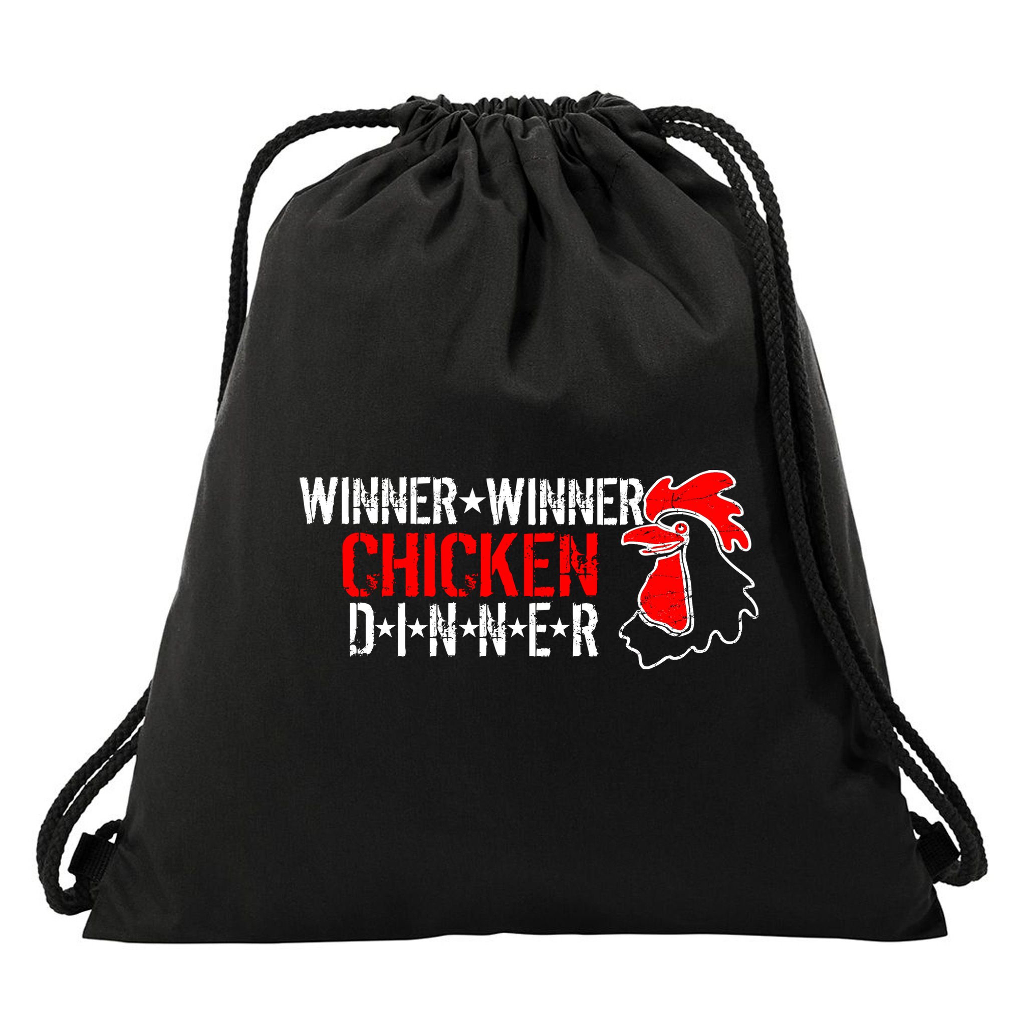 Winner Winner Chicken Dinner Drawstring Bag