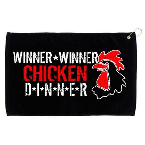 Winner Winner Chicken Dinner Grommeted Golf Towel