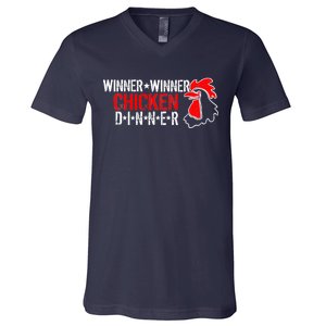 Winner Winner Chicken Dinner V-Neck T-Shirt